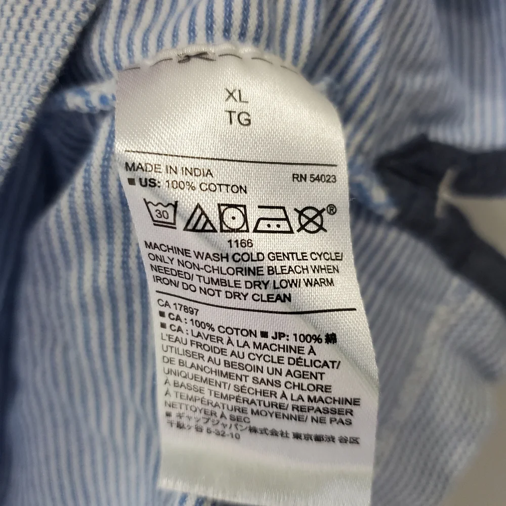 Banana Republic | Blue Striped Collared Polo